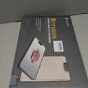 2 in 1 Pure Titanium Cutting Boards for Kitchen Non Toxic Chopping Board with Handle Large Big Small Kitchen Meat Butcher Block Not Stainless Steel Wood Bamboo Plastic Silicone Acrylic Teak Sink (Gray/Beige)