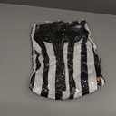 Syhood Referee Shirt Costume Men Women, Whistle Black and White Striped Football Soccer Official Ref Shirt Jersey, 2XL