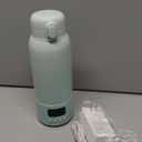 Portable Bottle Warmer Extended Battery Life - Dual Heating Modes for Breast Milk & Water, 17 Ounces, Fast Heating, Ideal for Travel, Outdoor, Baby Shower, Green