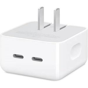 i Phone 16 15 Charger Fast Charging, 35W Dual USB C Port Fast Charging Block Power Adapter PD GaN Foldable USB Type C Plug Charger for iPhone 16 Pro Max 16pro 16 15 14 13 12 11Pro Max XS XR, iPad Pro,