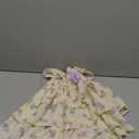Baby Girl Dresses 6-9 Months Summer 9-12 Month Girl Clothes Infant Layered Ruffle Sleeveless Dress Beige Purple Floral Smocked Sundress Baby Birthday Gifts Cute Boho Beach Casual Outfit