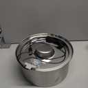 Invengo Cat Water Fountain Stainless Steel, 3.2L/108oz Pet Drinking Fountain for Cats Dogs, Automatic Cat Fountain with 2 Flow Modes, Splash-Proof Bowl, Includes 4 Replacement Filters