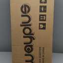 WAYPLUS KS1 Kick Scooter for Ages 6+,Kid, Teens & Adults. Max Load 240 LBS. Foldable, Lightweight, 8IN Big Wheels for Kids, Teen and Adults, 4 Adjustable Levels. Bearing ABEC9 FED Fitness (Aquas)