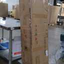 Queen Size Floating Bed Frame with Ergonomic Hidden Storage Headboard and LED Lights, Visual Floating LED Bed Frame with Charing Station, Velvet Upholstered Platform Bed, Heavy Duty, White