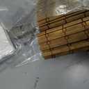 UNISHADES Cordless Bamboo Roman Shades for Windows, Blinds Size (35" W 64" H) Colour (Highfield Teak)