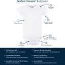 Gerber Unisex-Baby 8-pack Short Sleeve Onesies Bodysuits, 12months