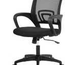 PayLessHere Home Office Chair Desk Computer Chair Adjustable Ergonomic Lumbar Support Armrest Executive with High Density Mesh 360 Degree Swivel Chair for Men Women Adults, Black