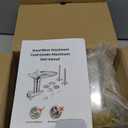 21Pcs Meat Grinder & Cheese Grater Attachment for KitchenAid Stand Mixer, with 4 Grinding Plates, Metal Sausage Stuffer Tubes, 4 Slicer Shredder Attachment, Kitchen Aid Accessories and Attachments