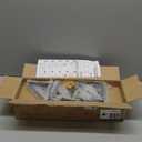 BAYKA Wall Mounted Floating Shelves, Wood Floating Wall Shelf for Books & Decor, Small Space-Saving Display & OrganizerBlackSet of 4 (Black Board & Black Brackets)