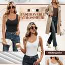 3 Pack Women's Thermal Tank Tops Sleeveless Fleece Underwear Tops Sweetheart Neck Camisole Warm Base Layer (L)