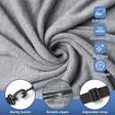 Stuffable Travel Pillow for Extra Luggage, Tube Neck Pillow, Soft Velvet Travel Neck Pillow Storage Bag with Adjustable Neck Size, Fits Up to 3 Days of Travel Essentials, Stuff-able, Transformable