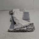 DREAMINGO Grey Couch Cover Pet Furniture Protector Sofa Slipcover for Dogs Washable Chenille Throw Couch Cover Stripe Jacquard Cream Beige Loveseat Covers for Sectional L Shape Couch, 71"x118"