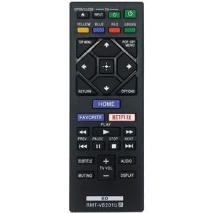 Replacement RMT-VB201U Remote Sony DVD Player for Sony Blu-ray DVD Player BDP-S1700CA BDP-S3700 Remote