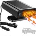 Car Heater - Portable Car Heater Fan with 360 Rotatable Base, 12V Car Heater 150W, Quick Defrosting & Demisting for Windshield, Universal for Truck/SUV/Car (Cigarette Lighter Plug)