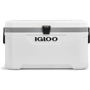 Igloo Marine Cooler | Insulated Hard Shell Ice Chest |Great for Fishing, Camping, Boating, & More, Medium, 70Qt