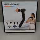 Beyn Hot and Cold Massager Gun with Detachable Extended Handle, 6 Massage Heads & LCD Display - Deep Tissue Massager for Neck Back Body Muscle Pain Relief