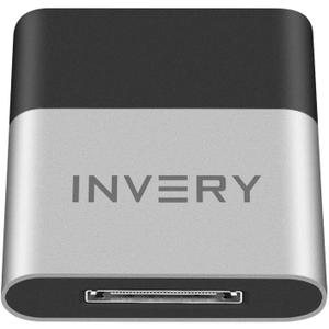 INVERY 30 Pin Bluetooth Adapter Receiver for Bose iPod iPhone Sounddock
Not Compatible for Cars or Motorcycles, Check Compatibility Before Order, Upgrade Bluetooth for Your iPod Docks Speaker