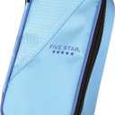 Five Star Pencil Pouch, Pen Case, High-Capacity Zipper Pouch, Storage Organizer for School Supplies Earbuds Chargers Cables Makeup, Blue/Denim (500212F-ECM)