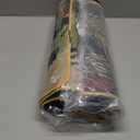 Christmas Kitchen Rugs Set of 2,Winter Poinsettia Holly Berry Low-Profile Holiday Home Decor Kitchen Mats for Home Kitchen Floor 17x29 and 17x47 Inch (Green)