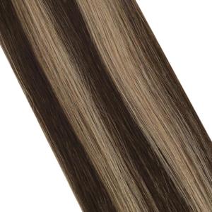 Tape in Hair Extensions Human Hair Balayage Black to Dark Brown with Blonde Hair Extensions (24, #4-1B/4/14) Tape in Hair Extensions Human Hair Balayage Black to Dark Brown with Blonde Hair Extensions (24, #4-1B/4/14)