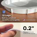 Alaskey® Premium Round Resin Table Silicone Mold 14"x2" | Durable, Reusable, No Seal Required | Large Epoxy Resin Mold for DIY Effortless River Table, Coasters, Cutting Boards, Charcuterie, and Crafts