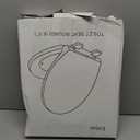 Round Toilet Seat, Standard 16.5 Slow/Soft Close Round Toilet Seat for Round Toilets, No-Slam Quiet-Close Lid, Easy-to-Install, White, Durable Never-Loosen Design