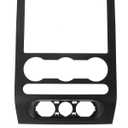 X AUTOHAUX Dash Radio Bezel Center Dashboard Trim Panel Cover for Ford F150 2004 2005 2006 2007 2008 4L3Z-1504302-AAA Dash Radio Climate Bezel Center Trim Panel