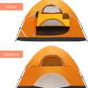 MOON LENCE Camping Tent 2 Person Tent Easy Setup Outdoor Tents Waterproof Double Layer for Camp and Backpacking Orange
