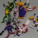 Toysvill 8 pcs Inspired by Game Five Night Toys | Ultimate Custom Night Collection | FNAF Action Figure [Withered Bonnie, Orville, Mangle, Gator, Happy Frog, Roxanne Wolf, Chica, and Music Man]