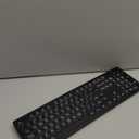 Large Print Wireless Keyboard and Mouse - 7 Colors Backlit Keyboard, Oversize Letters Keys Easy to See and Type, Rechargeable Keyboard and Mouse with Light Up Key, Compatible for PC, Windows, Gaming