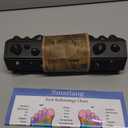 Smartrang High Elasticity Acupressure Mat, Foldable Particle Foot Massager, Pressure Point Pad for Relieve Foot Pain, Fasciitis (19.7in*12.2in, Black)