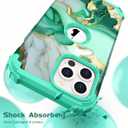 Hocase Heavy Duty Case for iPhone 14 Pro Max, Mint Green