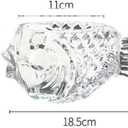 Fish Glass Bowl Multipurpose Living Room Turtle Tank Office Decoration Craft Ornaments Hydroponic Plant Utensils for Office,Living Room,Party,Restaurant