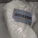 Amazon Basics Hypoallergenic Breathable Quilted Mattress Topper Pad, 18 Inches Deep, Fitted, Machine Washable, Full Size, White