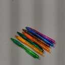 Aozora Erasable Pens Click Fine Point 0.7 mm Retractable Erasable Gel Pens for Completing Sudoku and Crossword Puzzles 12 Pack (Multicolor)