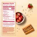 Natures Bakery Oatmeal Crumble Bars, Strawberry, Real Fruit, Vegan, Non-GMO, Breakfast bar, 6 Boxes With 6 Packs, 36 Count (EXP 08/31/26)