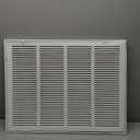 Fits 24x18 Duct Opening | Steel Return Air Filter Grille by Handua [Fixed Hinged] for 1-inch Filters | Vent Cover Grill for Sidewall and Ceiling | White | Outer Dimensions: 26 5/8"W X 20 5/8"H