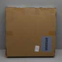 DRELIFAM Modern Wall Clock Large Wall Clocks with Walnut Dial Silent Non-Ticking for Living Room Home Decor Bedroom Kitchen Office 17.8'' 24.4'' (Silver, Medium)