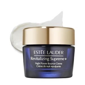 Este Lauder Revitalizing Supreme+ Night Power Bounce Cream | Face Moisturizer with Peptides | Firms, Lifts & Plumps Skin