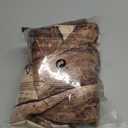 Elastic Edge Square Fitted Tablecloth, Brown Wood Grain Polyester Table Cover, for Outdoor Picnic Camping and Indoor Kitchen Dining Party, Fit for 36" x 36"Square Table