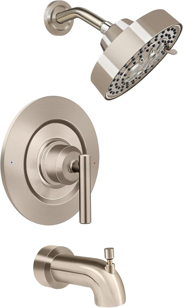 T2903BN Shower System Compatible with moen Shower Trim Kit, Replacement for T2903EPBN moen Tub Shower Trim, Easy to Install, Without 2510 Valve
