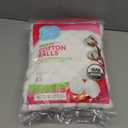 Simply Soft Premium Organic Cotton Balls, 600 Count (3 Bags) 100% Pure Cotton, Certified, Hypoallergenic, Large, Soft & Absorbent for Beauty, Cosmetics, Skin Care, Lint Free