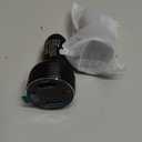 USB Car Charger, 2 Pack Cigarette Lighter USB Charger Aluminum Alloy Fast Charging Car Charger Adapter with Voltage Display Type C Car Accessories for iPhone 17 16 Samsung Galaxy Google iPad Android