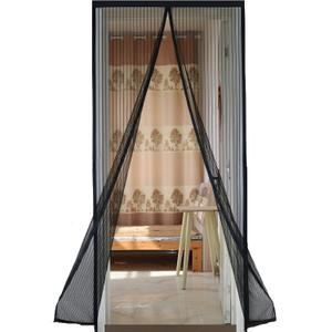 Magnetic Door Screen Mesh with Insect and Mosquito Net Protection for Doors, 18 Magnets, Size 39.37''x82.68'' (100x210cm)