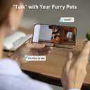 Automatic Dog & Cat Feeder with Camera & WiFi 8L/34 Cups, 1080P Night Vision, 2.4 & 5G WiFi, 2-Way Talk, 10s Voice Recording, Timed Food Dispenser, Up to 99 Portions, 15 Meals Per Day