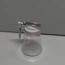 12 Oz Syrup Dispenser  No-Drip Pourers for Maple Syrup, Oil Dispenser Bottle with Non-Slip Handle, Honey Jar & Sirop Container, Reusable Syrup Bottle for Kitchen (Gray)