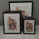 Giftgarden 14 Pack Black Picture Frames with Mat for Various Sizes Photos, Assorted Matted Frame Set Including Two 11x14, Six 8x10, Six 5x7, Gallery Frame Collage for Wall or Tabletop Display