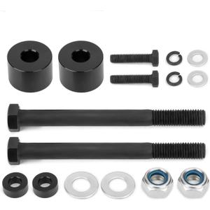 Dynofit Differential Drop Kit for 2005-2022 Tacoma 4WD, 2003-2019 4Runner 4WD, CNC Machined T6 Aircraft Billet Aluminum Diff Drop with Skid Plate Drop Spacer Fit 2005-2015 Fj Cruiser 4WD (Black)