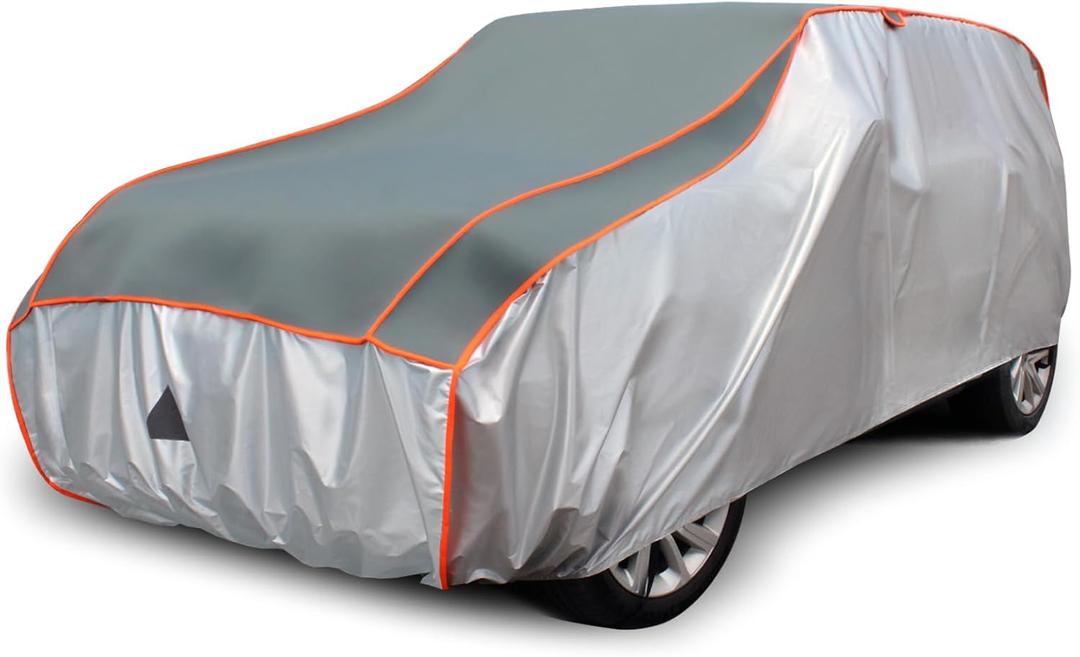 Anti-Hail Car Protector Multi-Layered Thicken Car Cover,Hail,Rain Waterproof All Weather Protection Full Exterior Cover Fits SUV up to 210"