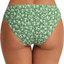 Women's Low Rise Bikini Bottoms | Full Coverage, Ruched Side, Fully Lined, Stretch Fabric, Mix and Match Style, Swimming, Beach Vacation (S)